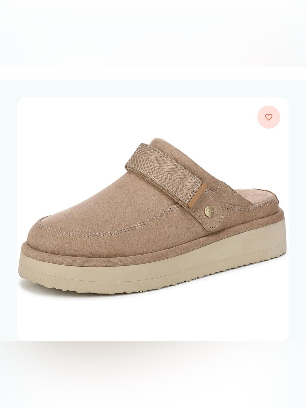 NEW Dr. Scholl’s Chill Time Clogs Suede Tan size 8